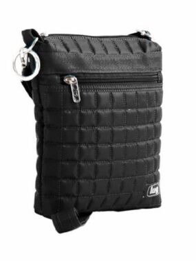 Lug Skipper Black Shoulder Pouch Bag